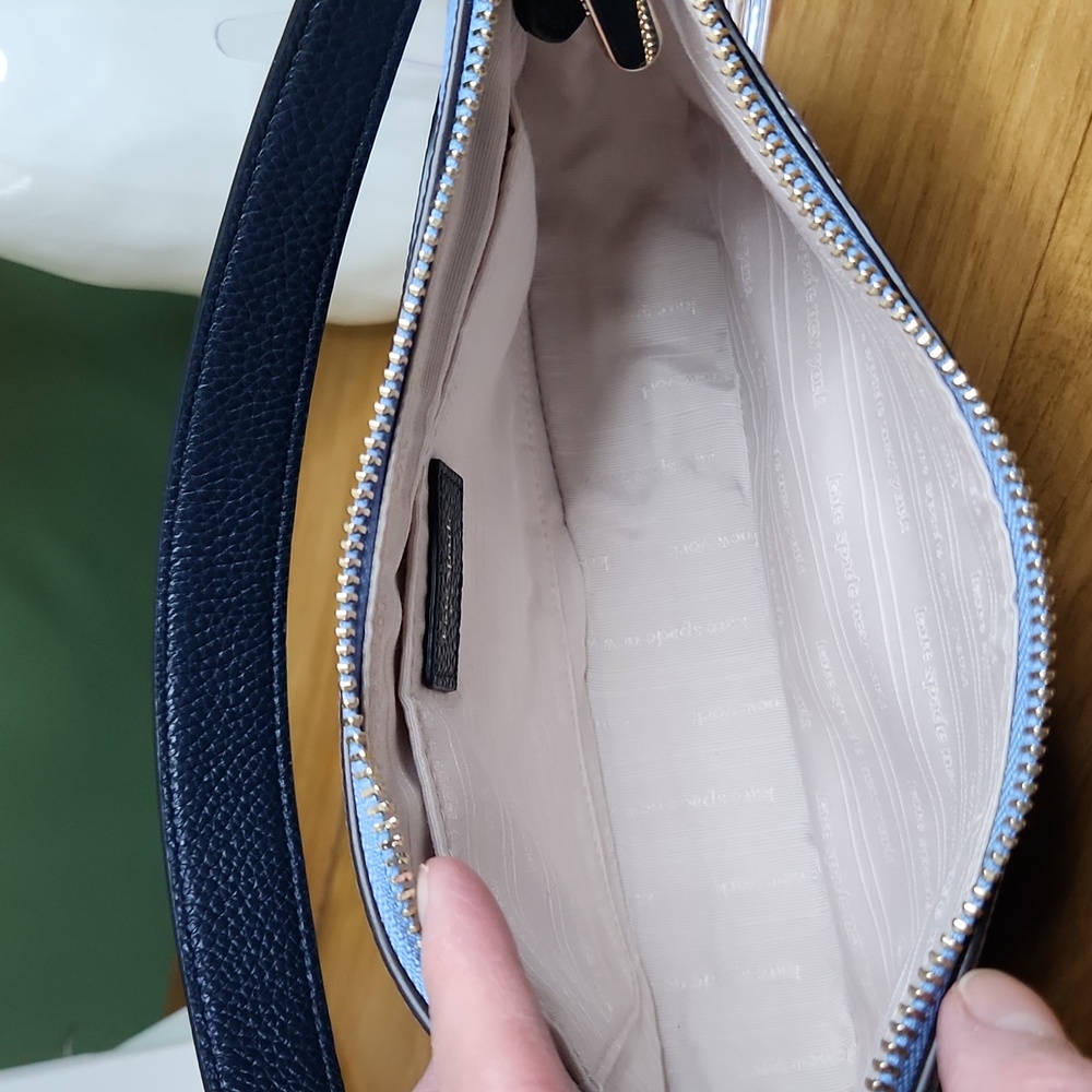 Kate Spade Hudson Colorblocked Pebbled Leather Small Convertible Crossbody NWOT - Picture 7 of 13